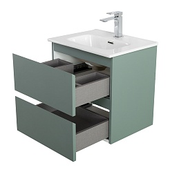 BelBagno Тумба с раковиной Kraft 39-50 подвесная Еловый матовый с раковиной BB500/390ETL – фотография-10